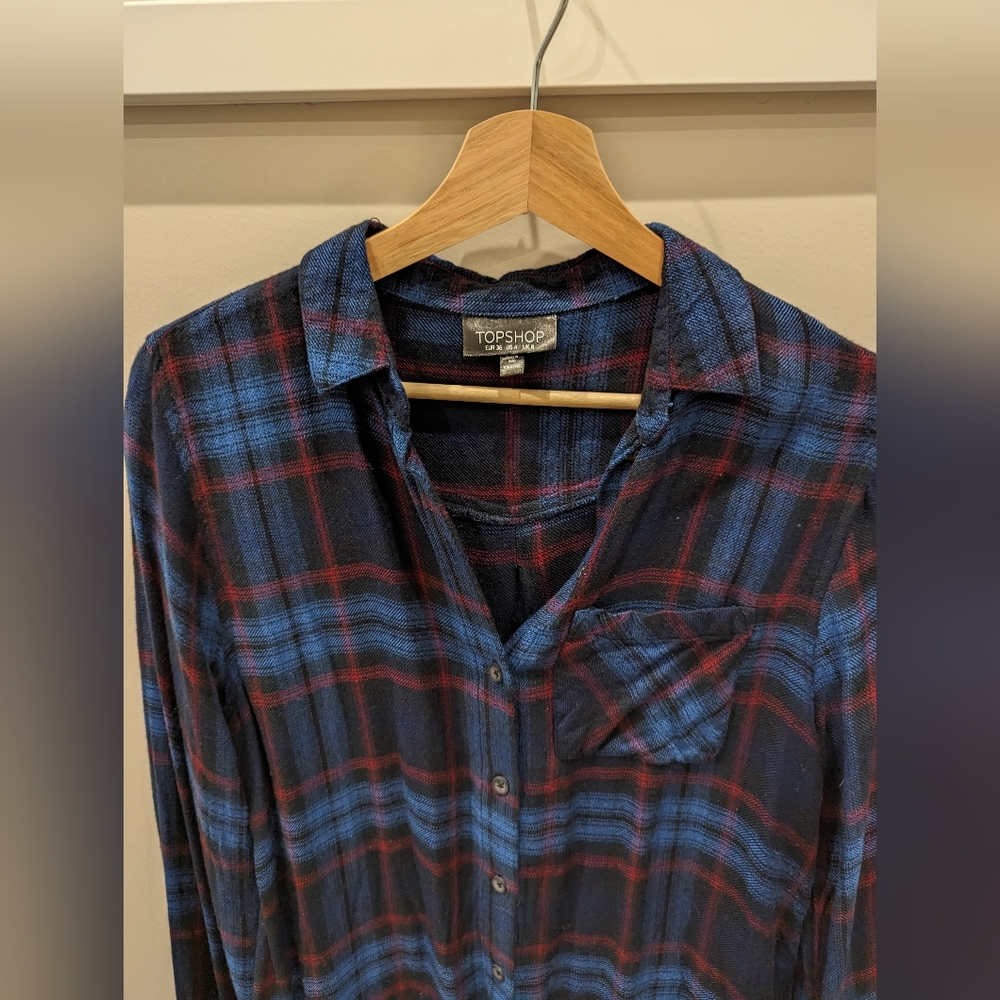 Topshop Button Down Flannel - image 1